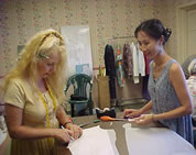 ladies cutting